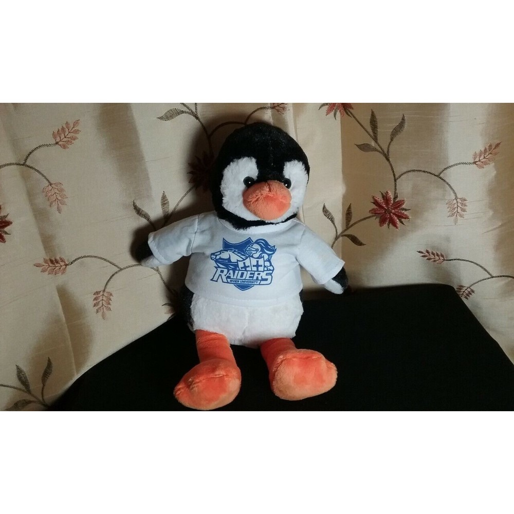 Rivier University Raiders Mascot Penguin Plush Teddy Mountain